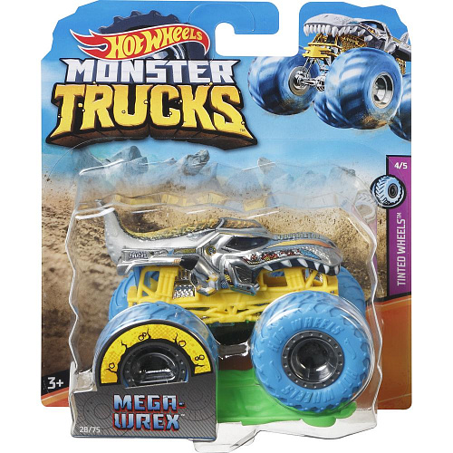 Mattel Hot Wheels Базовый Монстр трак 1:64 FYJ44 Mega Wrex 28/75