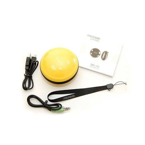 1.0 Колонки Microlab MD112 1W Yellow