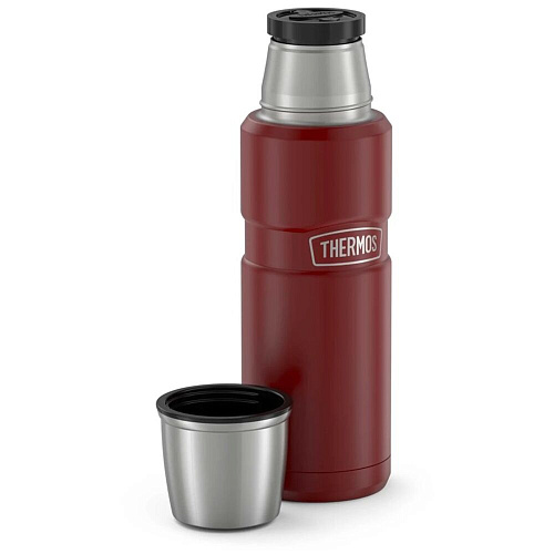 Thermos Термос KING SK2000 Rustic Red, карминно-красный, 0,47 л.