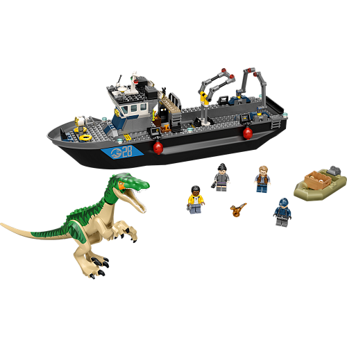 LEGO Jurassic World Побег барионикса на катере 76942