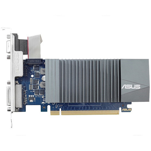 Видеокарта ASUS GeForce GT 710 1024Mb, GT710-SL-1GD5 DVI, VGA, HDMI Ret УЦЕНКА