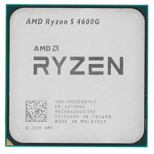 Процессор AMD Ryzen 5 4600G, 3.7ГГц, (Turbo 4.2ГГц), 6-ядерный, L3 8МБ, Сокет AM4, OEM