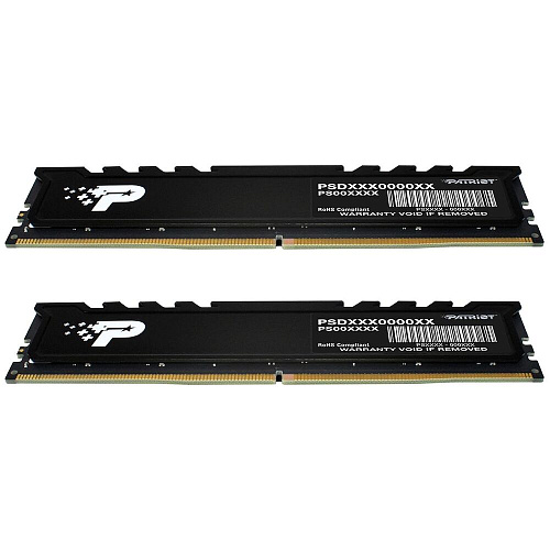 Модуль памяти DIMM 64Gb 2x32Gb DDR5 PC38400 4800MHz Patriot Memory (PSP564G4800KH1)