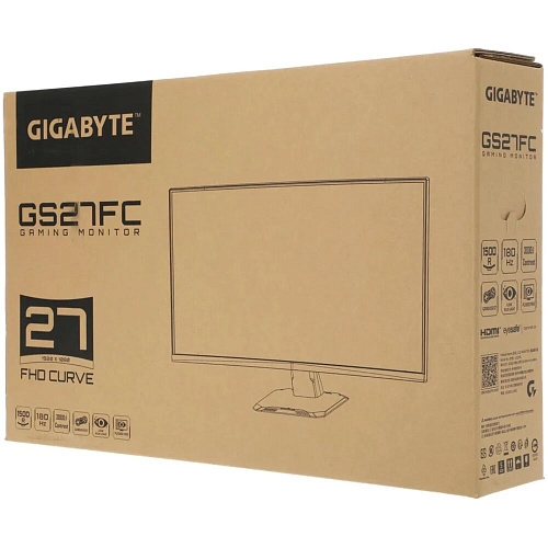 Монитор 27" Gigabyte GS27FC VA 1920x1080 1ms HDMI, DisplayPort