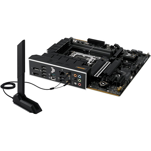 Материнская плата ASUS TUF Gaming B760M-Plus WiFi II B760 Socket-1700 4xDDR5, 4xSATA3, RAID, 3xM.2, 2xPCI-E16x, 3xUSB3.2, 1xUSB3.2 Type C, DP, HDMI, WiFi, 2.5Glan, mATX
