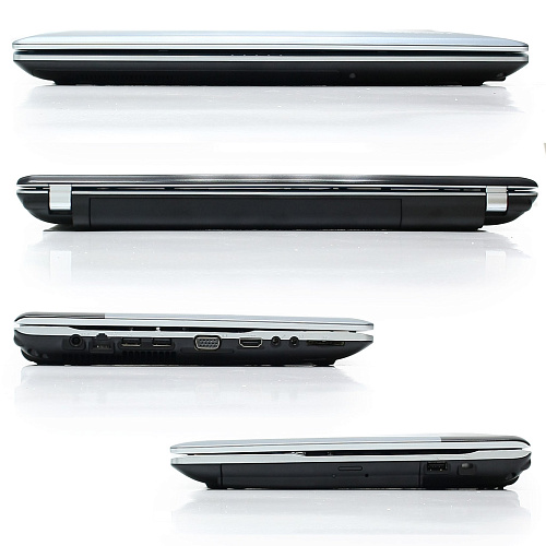 Ноутбук Samsung RV415/S01 E350/2G/320G/DVD/6470 512Mb/14.0/WiFi/BT/Cam/Win7 HB64 silver/Black
