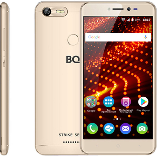 Смартфон BQ Mobile BQ-5204 Strike Selfie Gold