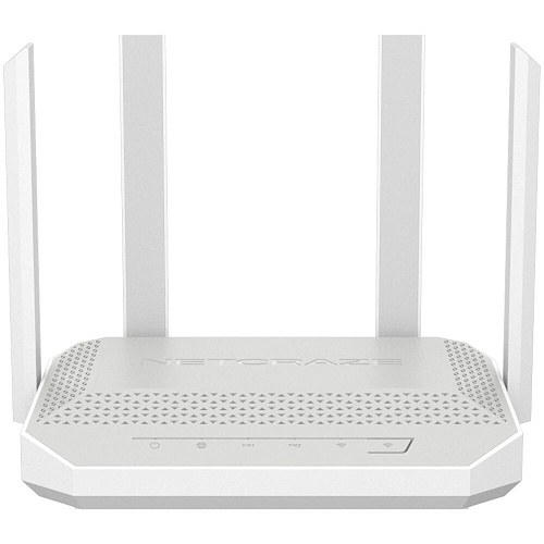 Беспроводной маршрутизатор Netcraze Giga NC-1012, Wi-Fi 802.11ax 2,4+5 ГГц, 1х2.5 Гбит/с