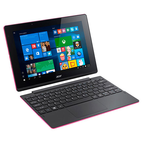Планшет Acer Aspire Switch One 10E SW3-016-140S Intel Z8300/2Gb/500G+32Gb/10.1" 1280x800/Win10 Pink