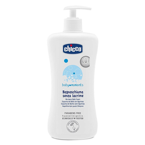 Пена для ванны Chicco Без слез Baby Moments, 500 мл
