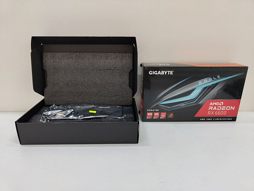 Видеокарта Gigabyte 8192Mb RX 6600 Eagle 8G (GV-R66EAGLE-8GD) 2xDP, 2xHDMI, Ret УЦЕНКА