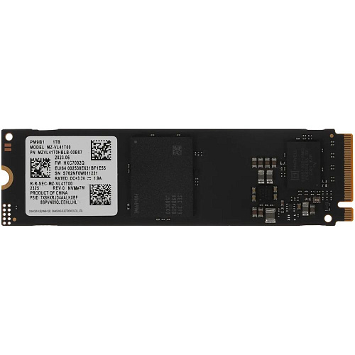 Внутренний SSD-накопитель Samsung SSD PM9B1, 1024GB, M.2(22x80mm), NVMe, PCIe 4.0 x4, R/W 3600/3000MB/s, IOPs 500 000/420 000