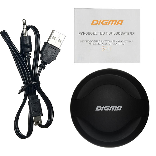 Портативная bluetooth-колонка Digma S-11 Black