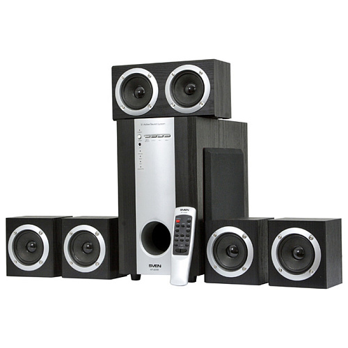 5.1 Колонки SVEN HT-435D 35+5*15W Black