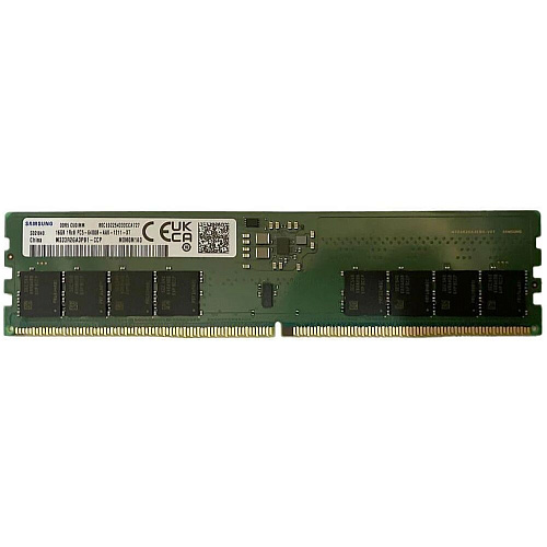 Модуль памяти DIMM 16Gb DDR5 PC51200 6400MHz Samsung CUDIMM (M333R2GA3PB1-CCP)