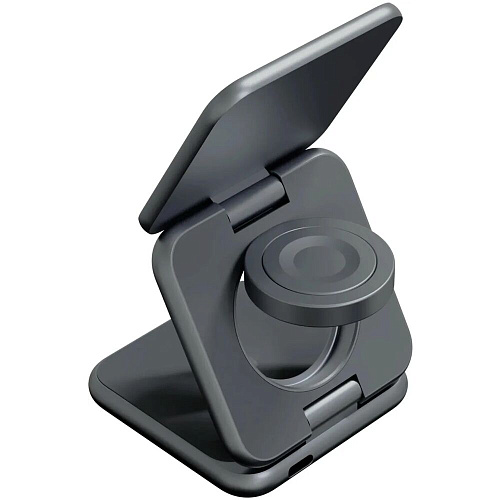 Беспроводная зарядная панель 3 в 1 Для IPhone, Apple Watch, Airpods Magssory Fold WCH023 22W Grey