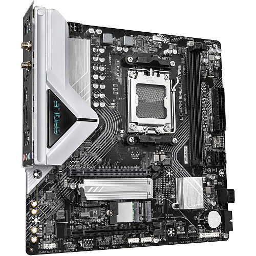 Материнская плата Gigabyte B840M Eagle WiFi6 Socket-AM5 AMD B840 2xDDR5, 4xSATA3, RAID, 2xM.2, 2xPCI-E16x, 2xUSB3.2, DP, HDMI, WiFi 2.5Glan mATX