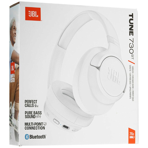 Bluetooth гарнитура JBL Tune 730BT White
