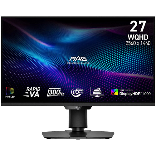 Монитор 27" MSI MAG 274QPF X30MV VA 2560x1440 0.5ms HDMI, DisplayPort, USB Type-C