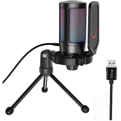 Микрофон  Fifine AmpliGame A6V Black