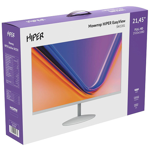 Монитор 22" Hiper SW2201 IPS 1920x1080 5ms HDMI, DisplayPort, VGA
