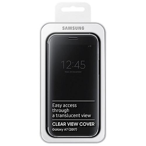 Чехол для Samsung Galaxy A7 (2017) SM-A720F Clear View Cover черный