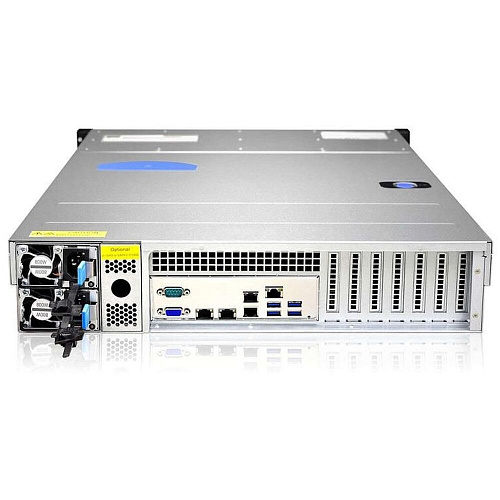 Корпус Gooxi RMC2112-670-HS-NV-D 2U 12bay chassis  SAS/SATA/NVME backplane rear 2*2.5"SAS/SATA 1300W 1+1 EU power cables rail kit