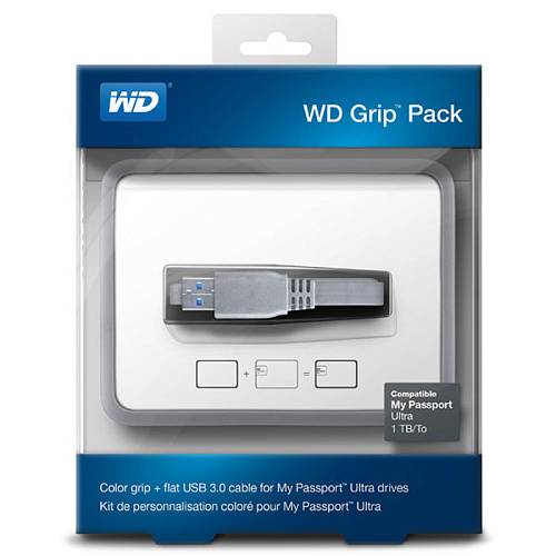 Бампер для жесткого диска 2.5" WD WDBZBY0000NSL-EASN Серый + кабель USB 3.0