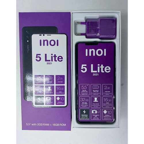 Смартфон Inoi 5 Lite 2021 Black УЦЕНКА