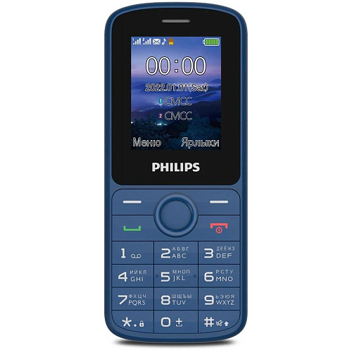 Мобильный телефон Philips Xenium E2101 Blue УЦЕНКА
