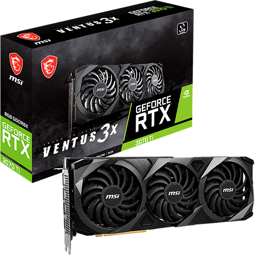 Видеокарта MSI GeForce RTX 3070 Ti 8192Mb, Ventus 3X OC (RTX 3070 Ti Ventus 3X OC) 1xHDMI, 3xDP, Ret УЦЕНКА