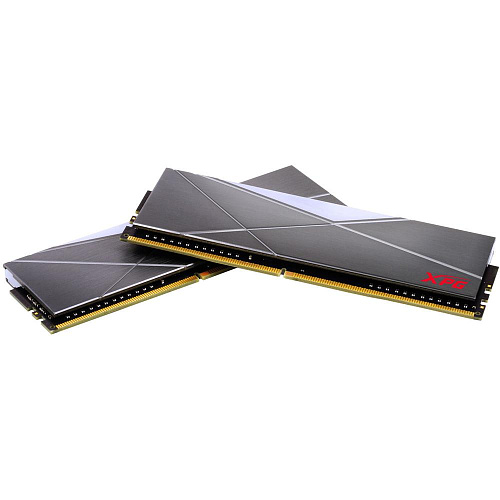 Модуль памяти DIMM 16Gb 2х8Gb DDR4 PC33000 4133MHz ADATA XPG Spectrix D50 RGB Grey (AX4U413316G19J-DT50)