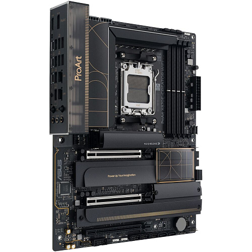 Материнская плата ASUS ProArt X870E-Creator WiFi X870E Socket AM5 4xDDR5, 4xSATA3, RAID, 4xM.2, 3xPCI-E16x, 7xUSB3.2, 3xUSB3.2 Type C, DP, HDMI, WiFi, 2xGlan, ATX