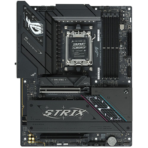 Материнская плата ASUS ROG Strix B850-F Gaming WiFI B850 Socket AM5 4xDDR5, 2xSATA3, RAID, 4xM.2, 2xPCI-E16x, 6xUSB3.2, 2xUSB3.2 Type C, DP, HDMI, WiFi, 2.5Glan, ATX