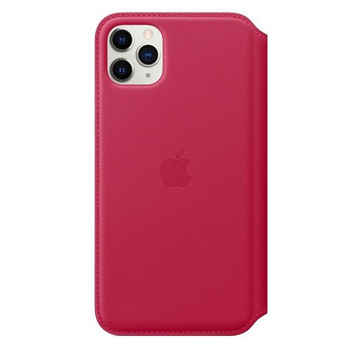 Чехол для Apple iPhone 11 Pro Max Leather Folio Raspberry