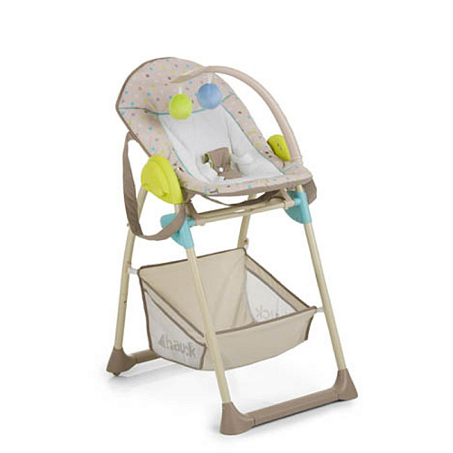 Стульчик для кормления Hauck Sit'n Relax (multi dots sand)