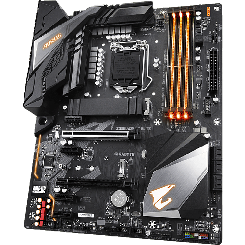 Материнская плата Gigabyte Z390 AORUS Elite Z390 Socket-1151v2 4xDDR4, 6xSATA3, RAID, 2xM.2, 2xPCI-E16x, 5xUSB3.1, HDMI, Glan, ATX 