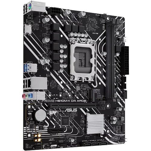 Материнская плата ASUS Prime H610M-K D4 ARGB H610 Socket-1700 2xDDR4, 4xSATA3, 1xM.2, 1xPCI-E16x, 2xUSB3.2, HDMI, Glan, mATX