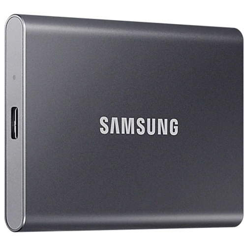 Внешний SSD-накопитель 2Tb Samsung T7 MU-PC2T0T/WW (SSD) USB 3.2 Type C Серый УЦЕНКА