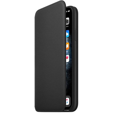 Чехол для Apple iPhone 11 Pro Max Leather Folio Black
