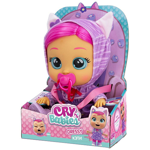 Кукла IMC Toys Crybabies Кукла Кэти Dressy интерактивная плачущая 40889