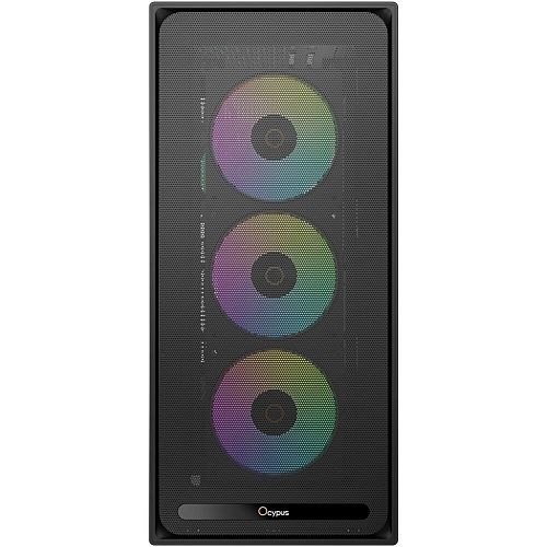 Корпус ATX Miditower Ocypus Delta C70 BK ARGB Black УЦЕНКА