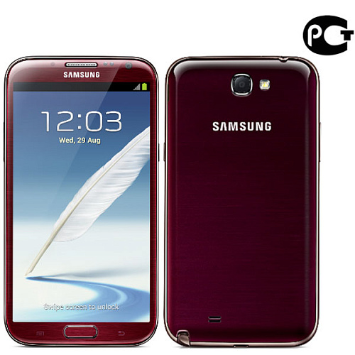 Смартфон Samsung N7100 Galaxy Note II 16GB Ruby Wine