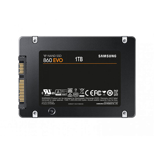Внутренний SSD-накопитель 1000Gb Samsung 860 Evo (MZ-76E1T0BW) SATA3 2.5"