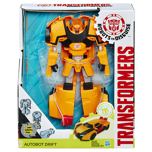 Hasbro Transformers B0067 Трансформеры Роботс-ин-Дисгайс Гиперчендж Автобот Дрифт