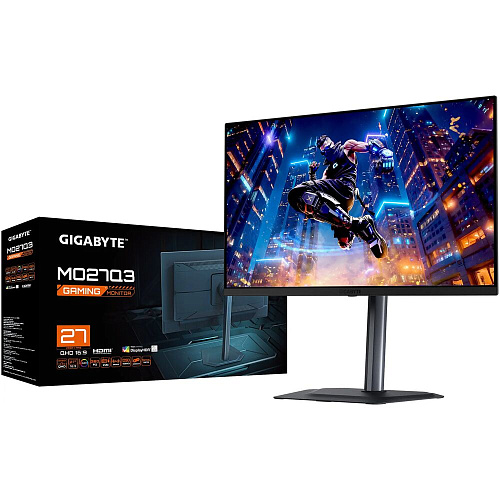 Монитор 27" Gigabyte MO27Q3 QD-OLED 2560x1440 0,03ms HDMI, DisplayPort, USB Type-C