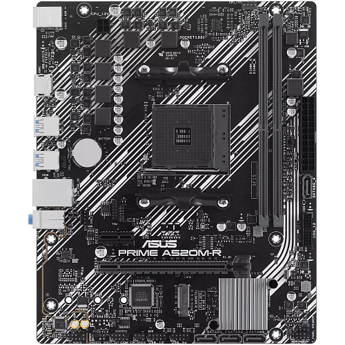 Материнская плата ASUS Prime A520M-R A520 Socket AM4 2xDDR4, 4xSATA3, RAID, 1xM.2, 1xPCI-E16x, 4xUSB3.2, HDMI, Glan, mATX