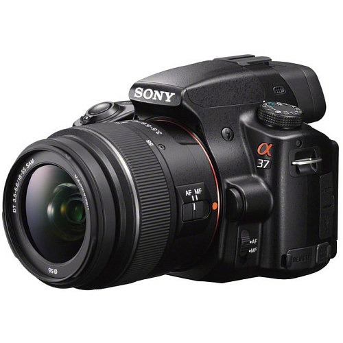 Зеркальная фотокамера Sony Alpha SLT-A37K kit  16,1Mp 18-55mm  black