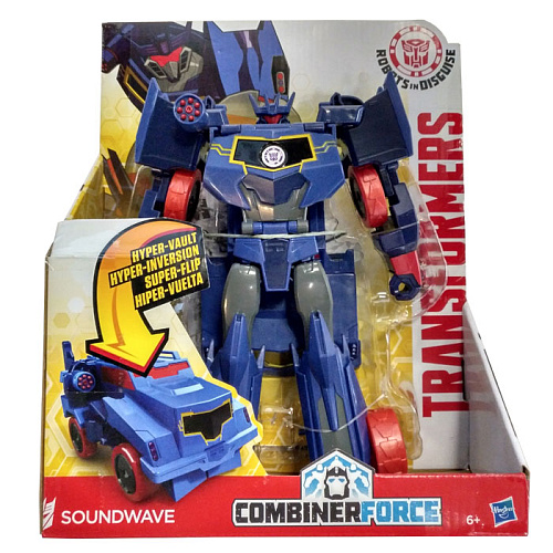 Hasbro Transformers B0067 Трансформеры Роботс-ин-Дисгайс Гиперчендж Саундвэйв