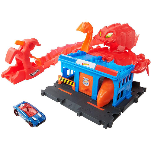 Mattel Hot Wheels Сити Полицейский участок со скорпионом HDR29/HDR32